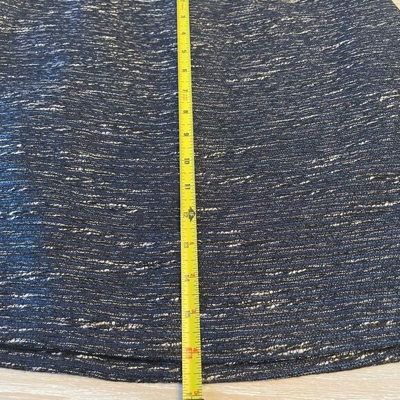 Madewell Courtyard Skirt Blue Tweed 8 - Picture 12 of 16